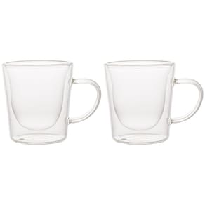 Conjunto com 2 Xícaras para Café Wolff com Parede Dupla - 100 ml