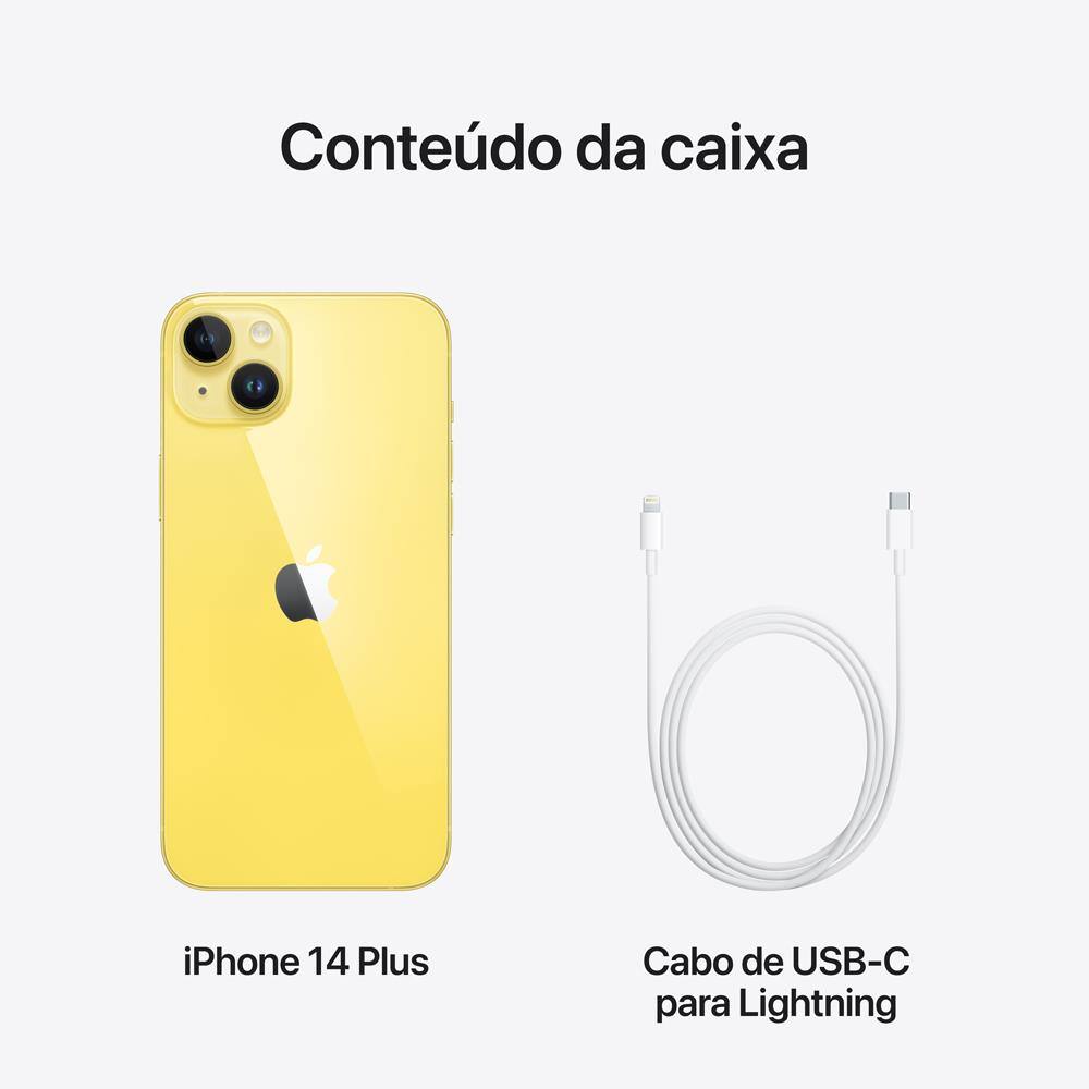Apple iPhone 14 Plus 128GB - Amarelo | Ponto