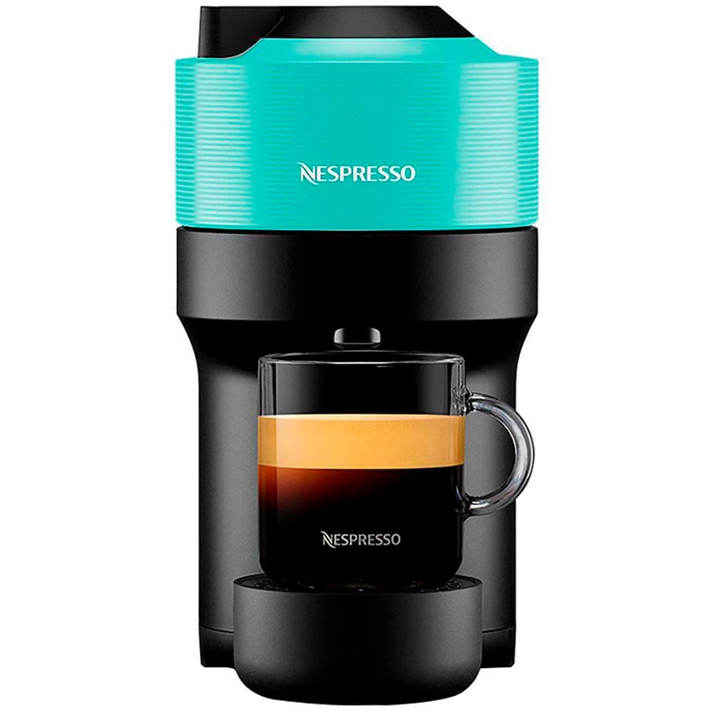 Máquina de Café Nespresso Vertuo Pop com Kit Boas-Vindas – Verde Aqua