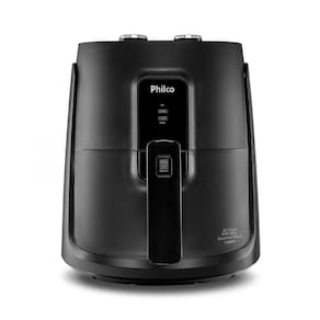 Fritadeira Elétrica Sem Óleo Air Fry Philco PFR15PG Gourmet Gold 4,3L - Preta