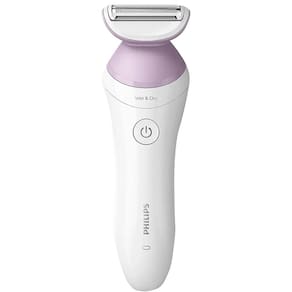Aparador de Pelos Philips Lady Shaver Série 6000 BRL136/00 Bivolt - Lilás e Branco