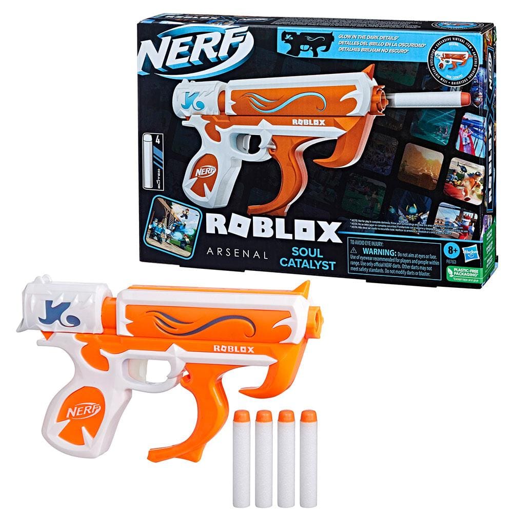 Lançador Dardos Nerf Roblox Arsenal Pulse Laser F2485 Hasbro