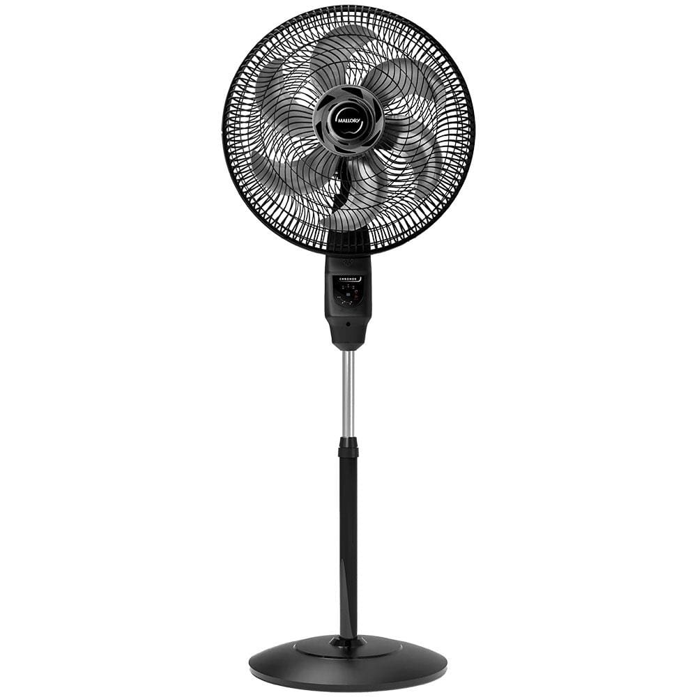 Ventilador de Coluna 40 cm Mallory Chronos com Controle Remoto - Preto/Grafite