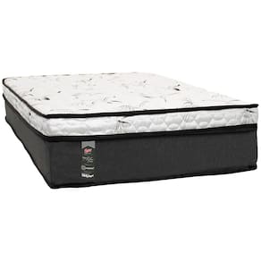 Colchão Solteirão Castor New Alfa One com Molejo Tecnopedic, Euro Pillow e Revestimento em Malha 24x100x200cm - Cinza/Branco