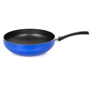 Frigideira Wok Multiflon Color com Revestimento Ultra 7 Azul - 28 cm