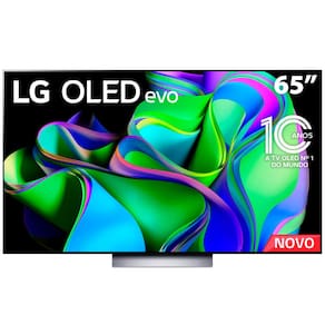 Smart TV 65" 4K LG OLED65C3PSA Evo 120Hz, G-Sync FreeSync, Bluetooth, ThinQ AI, Alexa, Google e 4 HDMIs