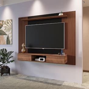 Painel Artely Nevada II com 176 cm de Largura, Ideal para TV de até 75”