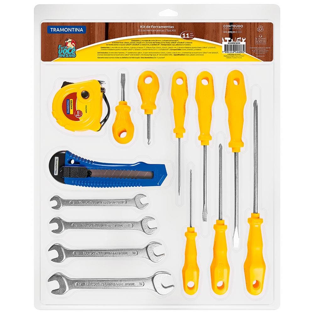 Kit de Ferramentas Tramontina com 14 Peças