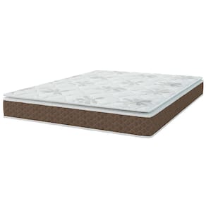 Colchão de Casal Umaflex Bello Espuma D33 e Revestimento em Tecido Jacquard 20x138x188cm - Marrom