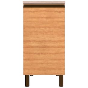 Balcão Bartira Cristal MDP 15mm com 1 Porta e 1 Prateleira - 40cm de largura