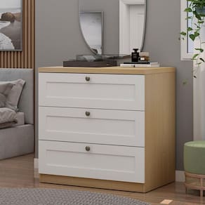 Cômoda Genialflex Infinity com 3 Gavetas e 79 cm de Largura