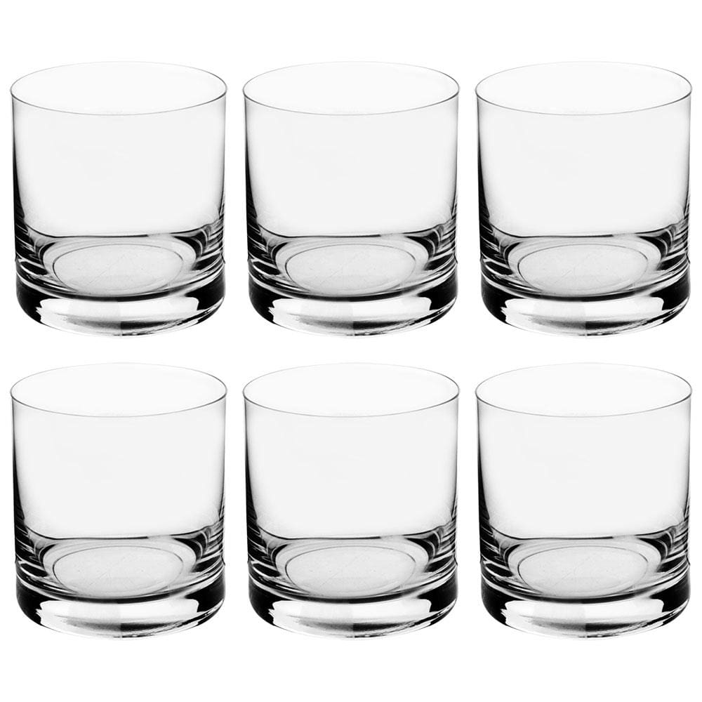 Conjunto de Copos para Whisky Bohemia Larus em Cristal Ecológico 410ml - 6 Peças