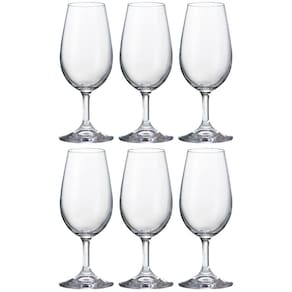 Conjunto de Taças Bohemia em Cristal 210ml - 6 Peças