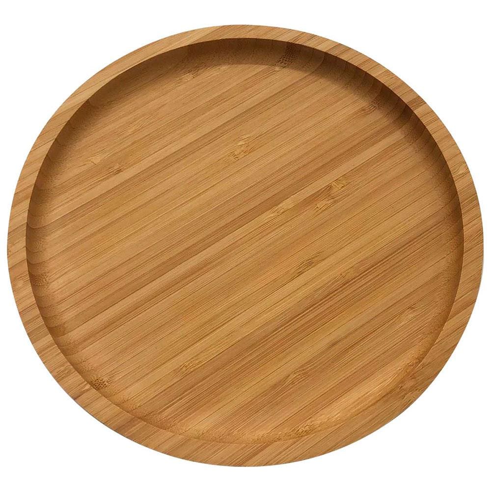 Prato Redondo L’Hermitage Boho em Bambu 20 cm - Bambu
