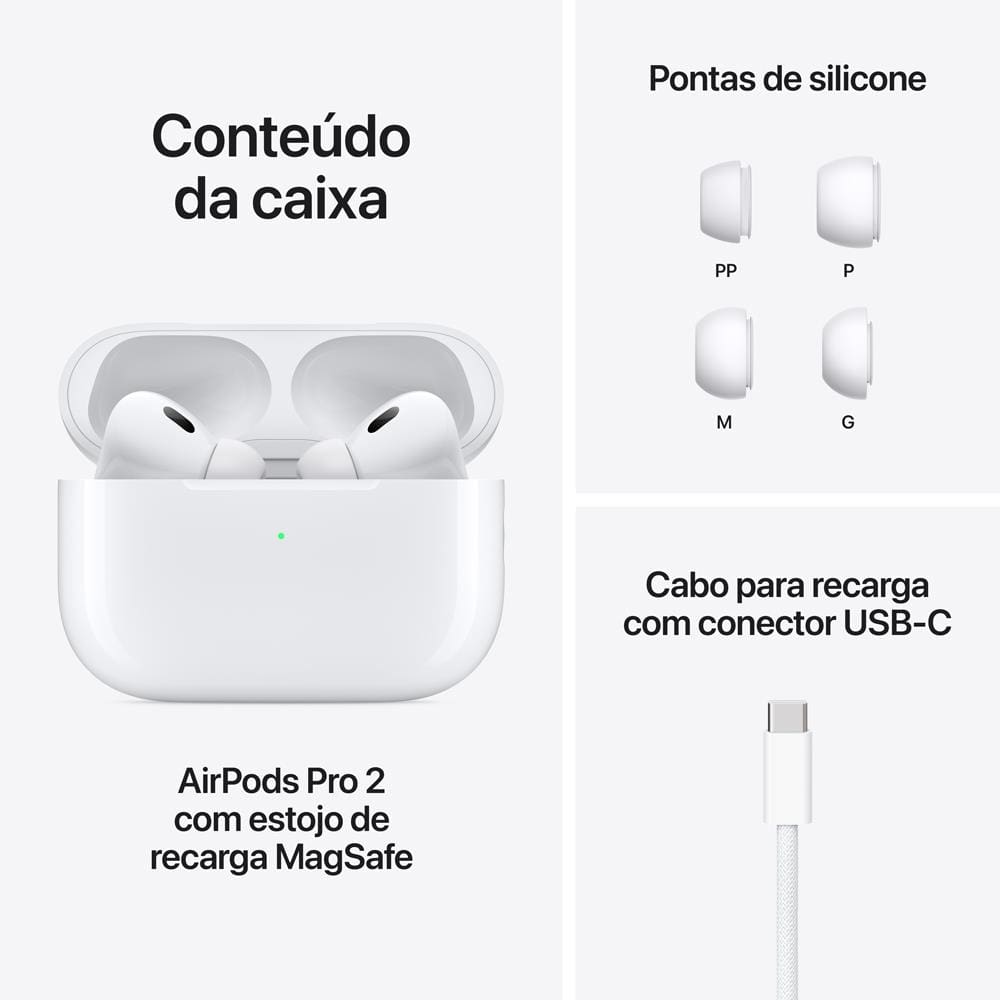 AirPods Pro (2ª geração) com Estojo de Recarga | Ponto
