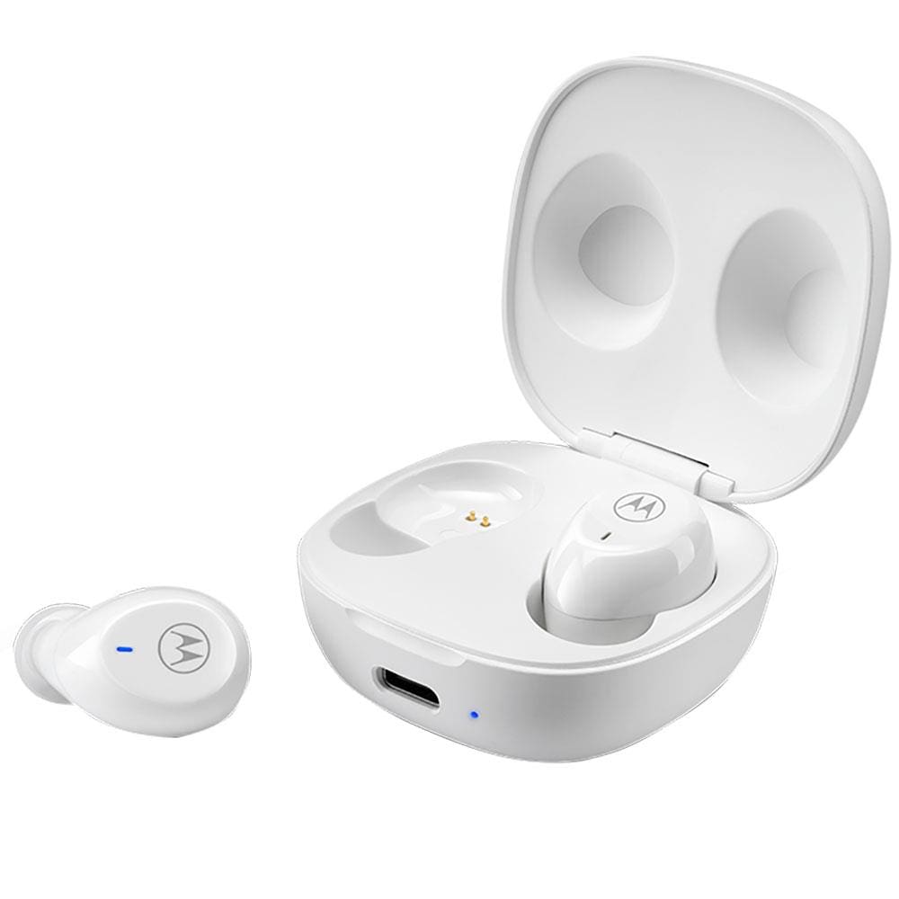 Fone de Ouvido Bluetooth Motorola Moto Buds 105 - Branco