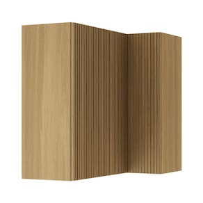 Armário Aéreo de Canto Nesher Rainha em MDF 15mm com 2 Portas e 1 Prateleira - 92cm de largura