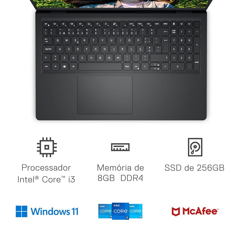 Notebook Dell Intel Core i3 8GB | Ponto