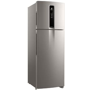 Geladeira Electrolux Inverter Frost Free IF43S Duplex Efficient com AutoSense 390L - Inox