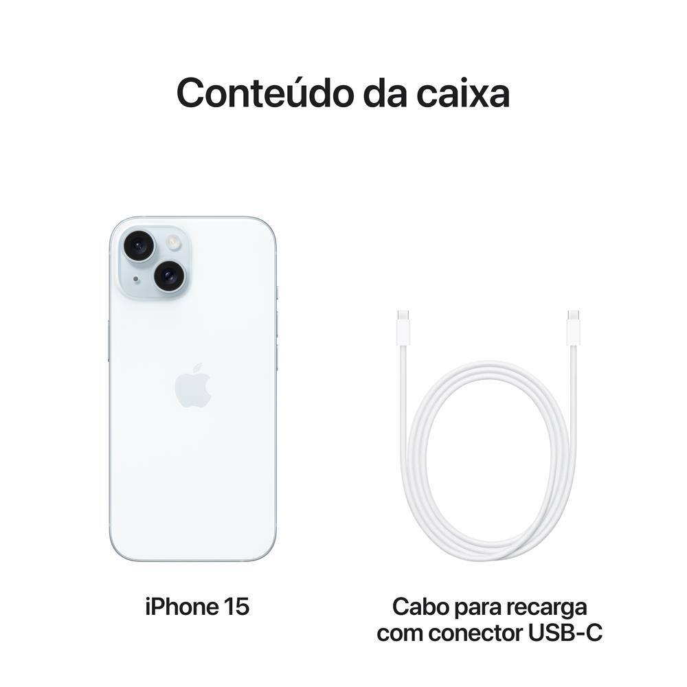 Apple iPhone 15 256GB - Azul | Ponto