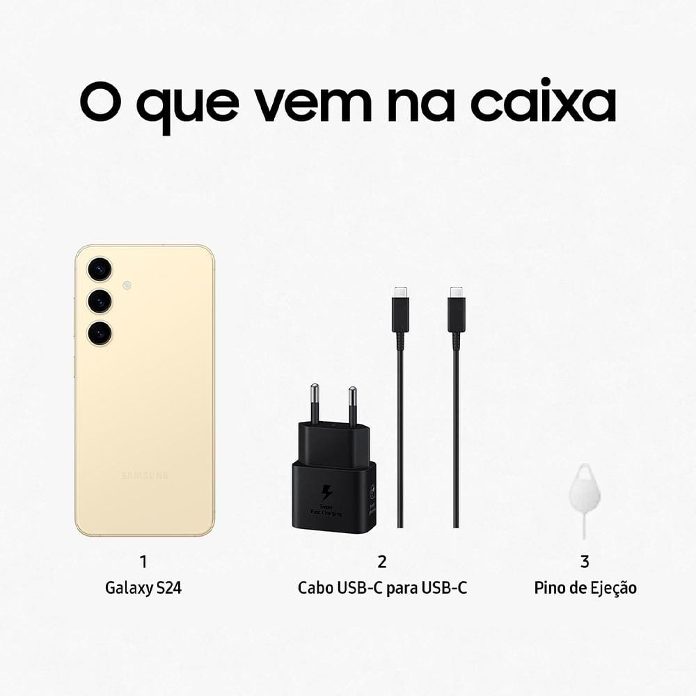 Smartphone Samsung Galaxy S24 5G Creme | Ponto