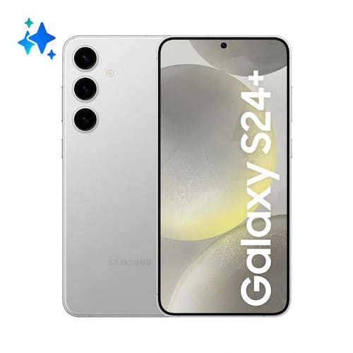 imagem-Smartphone Samsung Galaxy S24+ 5G Cinza 512GB, Tela 6.7", 12GB RAM, Inteligência Artificial, Processador Exynos 2400, Câmera Tripla Traseira de 50MP