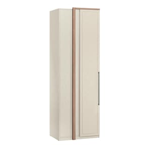 Armário Modulado de Canto Reto Toledo 1 Porta 2 Prateleiras – Areia/Wood
