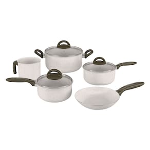 Conjunto de Panelas 5 Peças Brinox Life Suprema com Antiaderente Proflon – Vanila