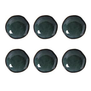 Conjunto de Pratos Fundos Porto Brasil Orgânico Oceano com 6 Peças - Azul