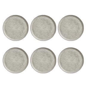 Conjunto de Pratos Rasos Porto Brasil Linhas Pistache com 6 Peças - Verde