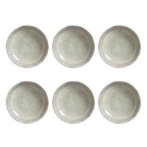 Conjunto de Pratos Fundos Porto Brasil Linhas Pistache com 6 Peças - Verde