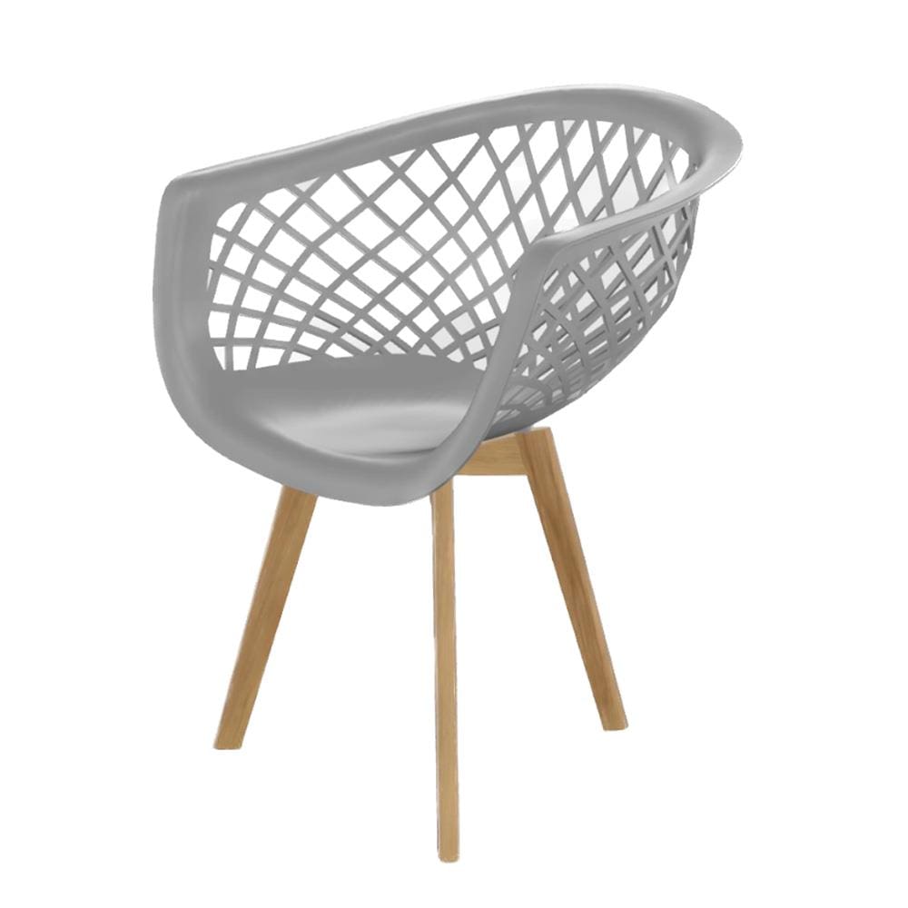 Cadeira de Jantar Web Wood Seat&Co com pés em Madeira