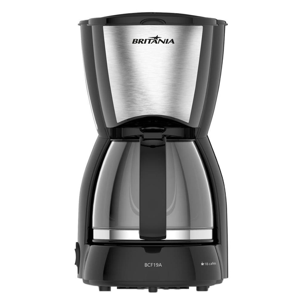 Cafeteira Elétrica Britânia BCF19 18 xícaras - Preto e Inox