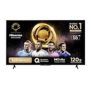 Smart TV 55" UHD 4K Mini LED Hisense 55U6N Google TV, Processador com AI, HDR10+, Dolby Atmos, Sports Mode, Game Mode Plus e Compatível com Alexa
