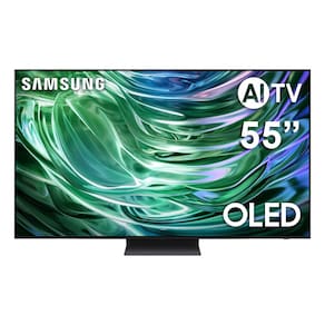 Smart TV 55” 4K Samsung OLED QN55S90DAGXZD AI Energy Mode, Dolby Atmos, Alexa built in, Wi-Fi, Bluetooth, USB, HDMI