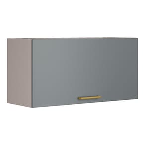 Armário de Geladeira Itatiaia Essence com 1 Porta, 1 Prateleira e 80 cm de Largura – Fendi e Gris