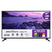 Smart TV LED 42" Britânia BTV42G6FR2CP com Tela Plana, Wi-Fi, HDMI e USB