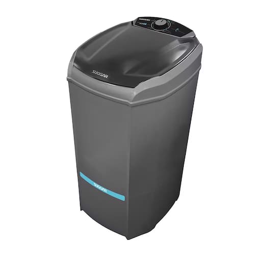 imagem-Tanquinho de Roupas Suggar 15Kg Lavamax Eco LE1521PR com Dispenser Para Sabão e Desligamento Automático - Prata - 110V