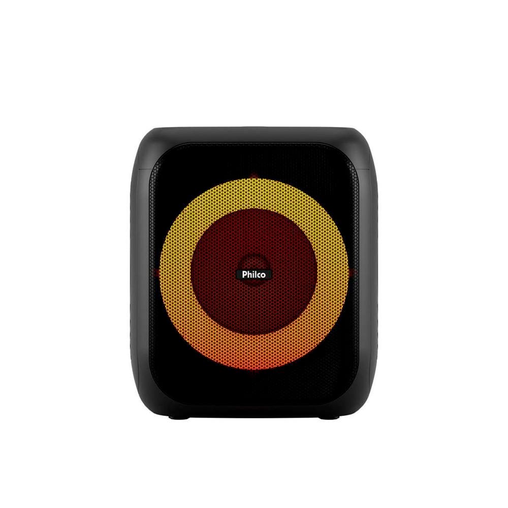 Caixa de Som Amplificada Philco Flash Light PCX4800, Bluetooth, Rádio FM, Entrada USB e Bateria interna - 380W RMS