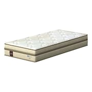 Colchão de Solteiro Probel Arezzo com Pillow Euro e Molas Ensacadas Individualmente 26x188x88cm – Bege e Branco
