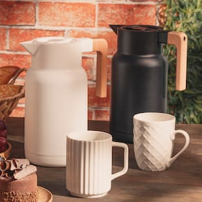 Garrafa Térmica Lyor em Plástico Organic Branca - 1L
