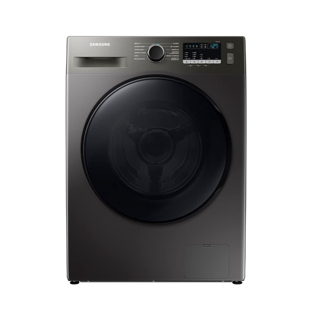 Lavadora de Roupas Samsung WW11T4040BXFAZ com Diamond Drum e Vapor de higiene Inox - 11kg