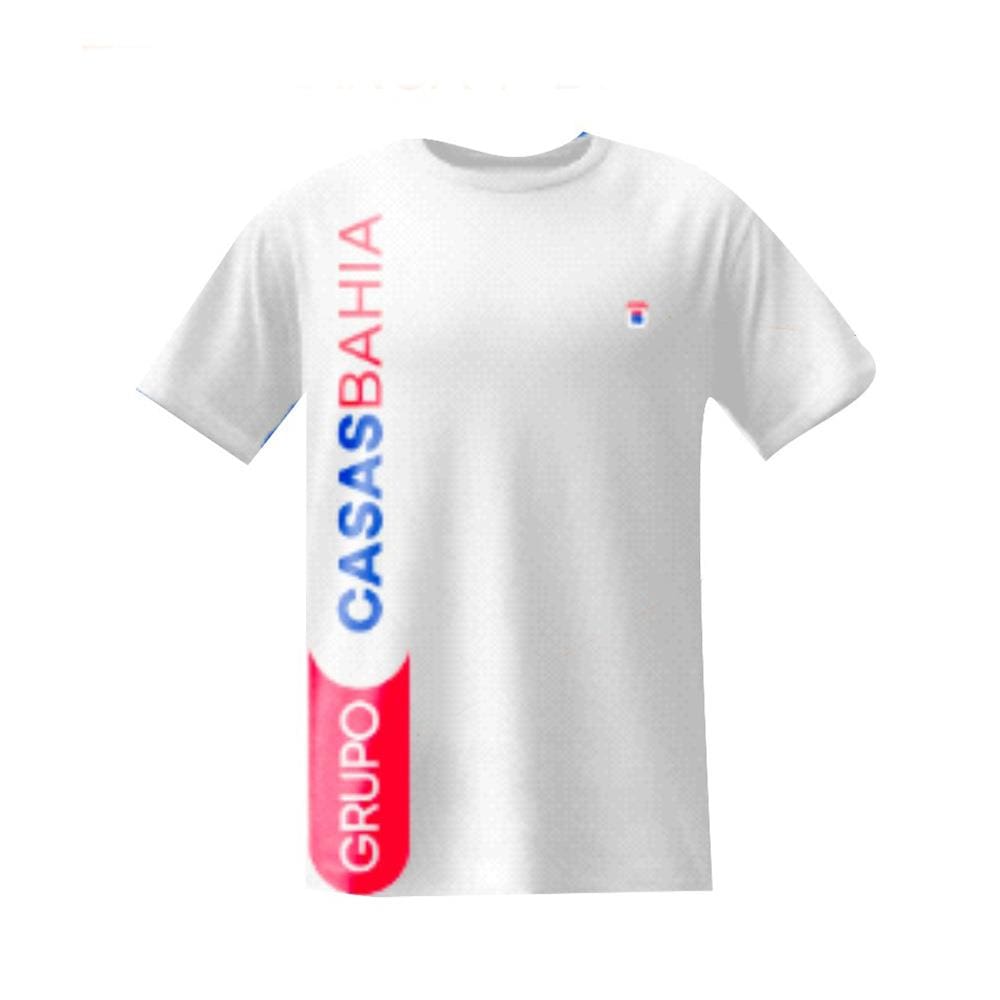 Camiseta Manga Curta Dry Fit Grupo Casas Bahia - Branca