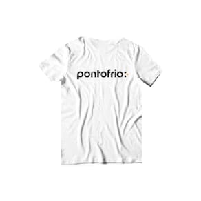 Camiseta Manga Curta Pontofrio - Branca