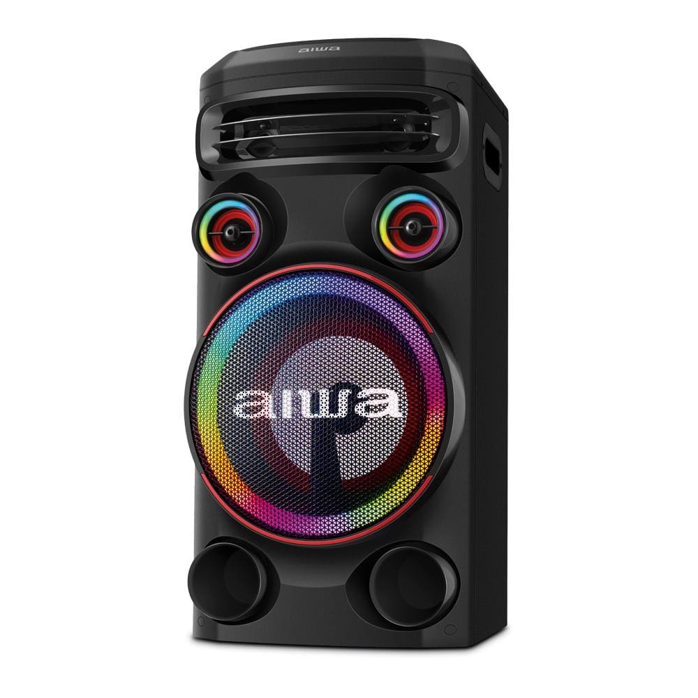 Torre de Som Aiwa T1W-02 com Bluetooth, Iluminação RGB e Entrada USB - 1600W RMS - Bivolt
