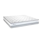 Colchão King Size Herval Silver com Pillow Top e Molas Ensacadas 30x139x203cm - Cinza