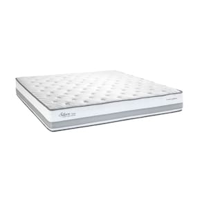 Colchão King Size Herval Silver com Pillow Top e Molas Ensacadas 30x139x203cm - Cinza