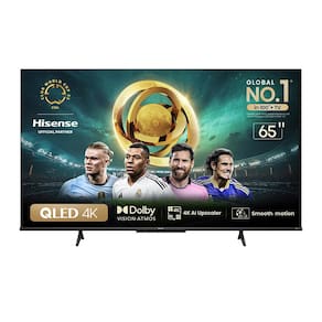 Smart TV 65" UHD 4K QLED Hisense 65Q6N Google TV com HDR10+, Dolby Atmos, Sports Mode, Game Mode Plus e Compatível com Alexa
