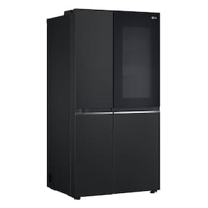 Geladeira LG Side by Side GC-V257SQV com Tecnologia Smart Inverter InstaView e Design Premium Black Inox - 647 litros