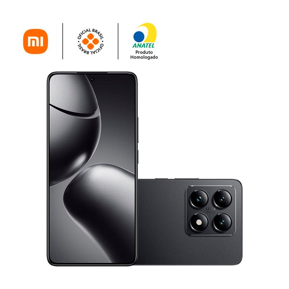 Smartphone Xiaomi 14T 5G Preto com 512GB, | Ponto